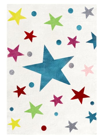 Happy Rugs Kinderteppich STARS in Creme/Multi