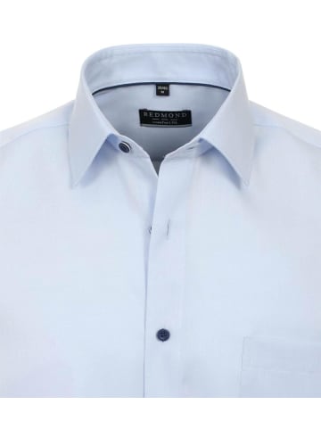 Redmond Langarm FreizeitHemd für Herren in blau