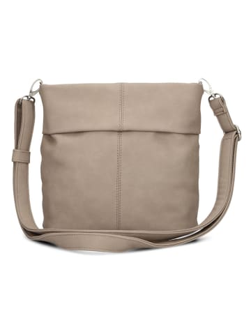 Zwei Mademoiselle.M Schultertasche 25 cm nubuk cappuccino