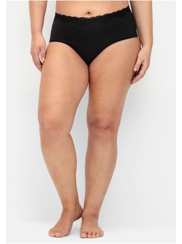 sheego Slips im 2er-Pack in schwarz+schwarz