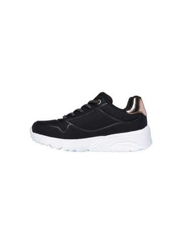 Skechers Modische Metallic-Sneaker mit Schnürsenkeln für Kinder Schwarz