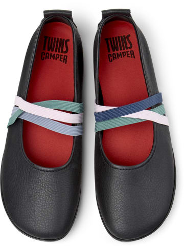 Camper Ballerinas " Right Nina " in Black Matte