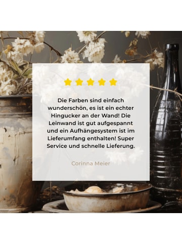 MuchoWow Leinwand bilder Stillleben (BxH)