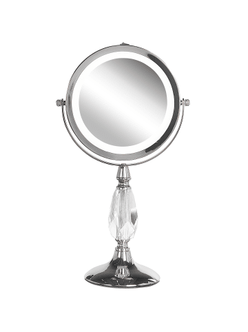 Beliani Kosmetikspiegel MAURY in Silber - (W) 18 x (H) 37 x (L) 12 cm