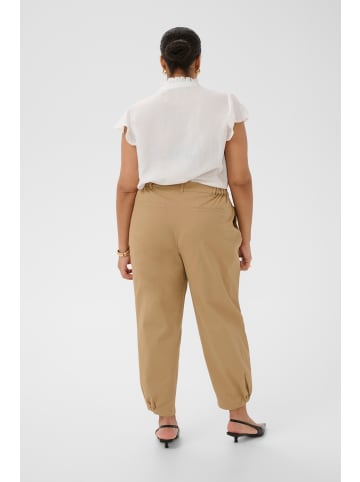 KAFFE curve Casual Hose KCvicky Loose fit in Toasted Coconut