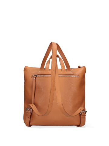 ROBERTA ROSSI In einen Rucksack umwandelbare Handtasche in COGNAC