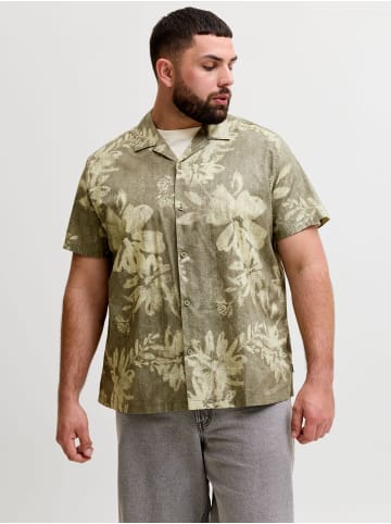 JACK & JONES PLUS Hemd in Smokey Olive