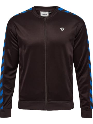 Hummel Trainingsjacke "Archive Regular Poly Zip Jacket" in Braun