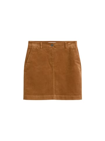 Marc O'Polo Cord-Minirock A-Shape in warm brown