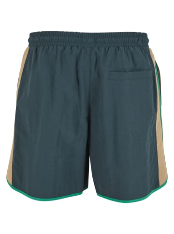 Urban Classics Urban Classics Retro Look Swim Shorts in bottlegreen