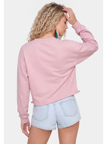 IZIA Women Sweatshirt in Light Rose