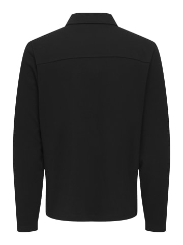 ONLY & SONS Strickjacke in Jet Black