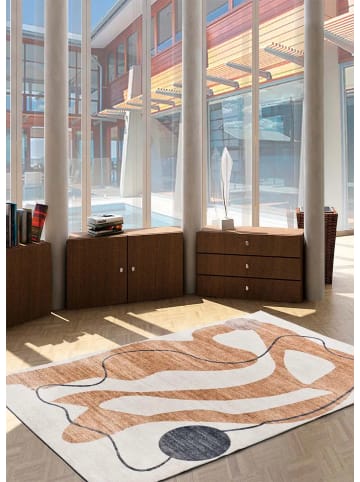 Atticgo Kurzflor-Teppich CLASS in orange