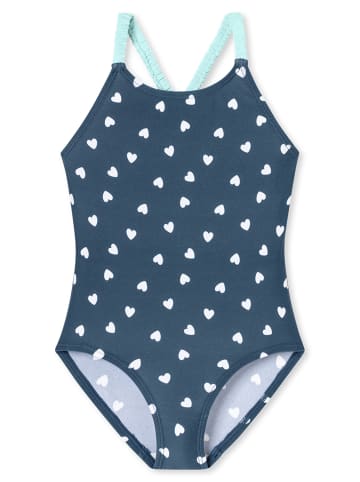 Schiesser Badeanzug Aqua Kids Girl in nachtblau