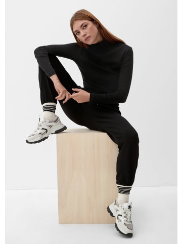 QS T-Shirt in 9999_schwarz