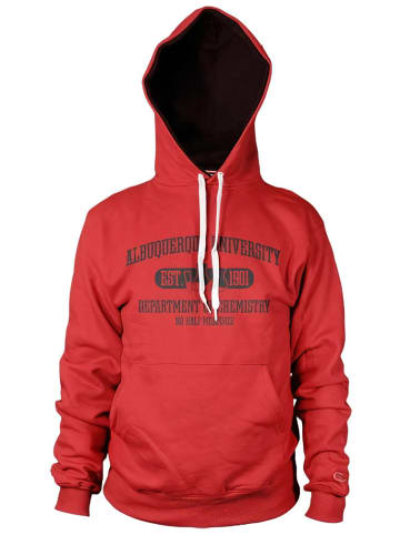 Breaking Bad Hoodie "Albuquerque University Dept Of Chemistry Hoodie" in Rot