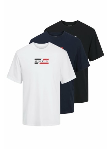 Jack & Jones Rundhals T-Shirt für Herren in blau