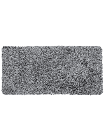 Beliani Shaggy CIDE in Schwarz/Weiß - (W) 80 x (H) 7 x (L) 150 cm
