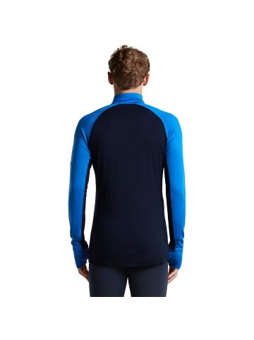 icebreaker Unterhemd Merino 260 ZoneKnit LS Half Zi in Grau061