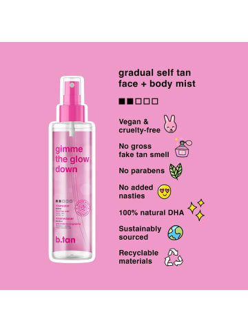 b.tan Selbstbräunungsmist Gimme The Glow Down, 190 ml