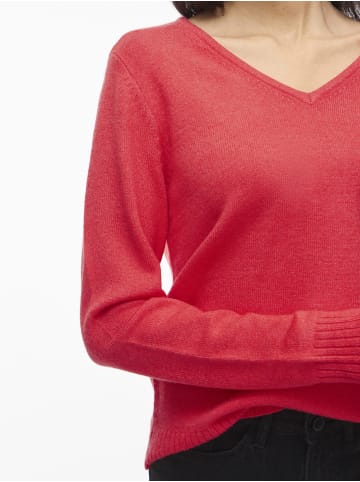 Vila Pullover VIRil in rot - 0008