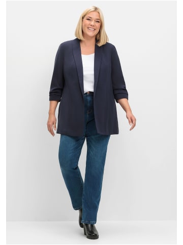 sheego Blazer in tiefblau