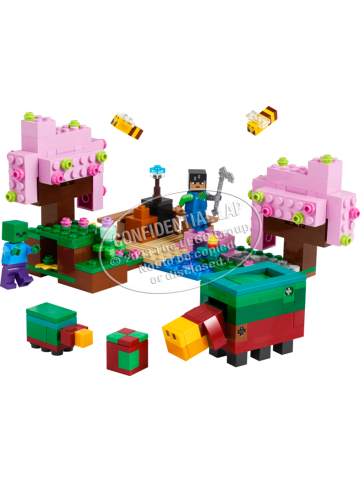 LEGO Minecraft® Der Kirschblütengarten in Mehrfarbig ab 8 Jahre