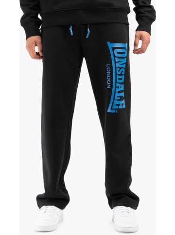 Lonsdale Trainingshose "Herdley Herren Jogginghose normale Passform" in Schwarz