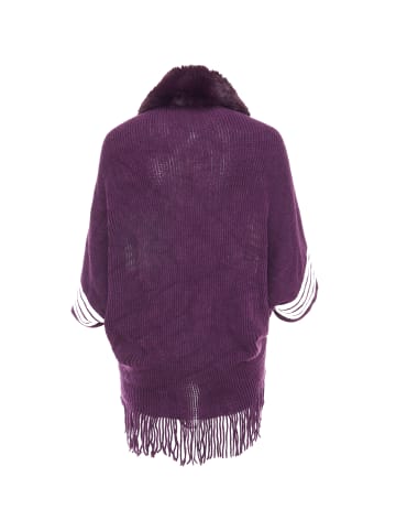 NALLY Damen Poncho in Flieder