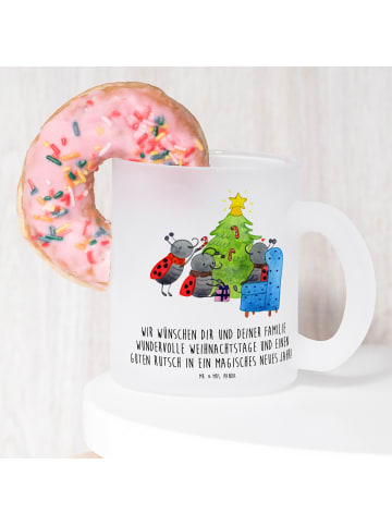 Mr. & Mrs. Panda Teetasse Weihnachten Smörle mit Spruch in Transparent