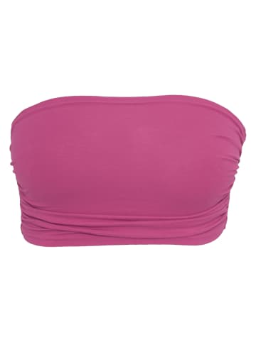 Urban Classics Bandeau Bras in fuchsia