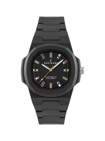 Navigare Uhr in BLACK
