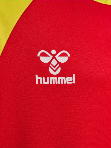 Hummel T-Shirt Raglanärmel Hmlmatch Kinder in TRUE RED/BLAZING YELLOW