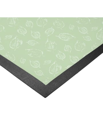 Mr. & Mrs. Panda Gummimatte Blume Kleeblatt ohne Spruch in Blattgrün
