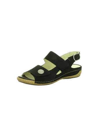 WALDLÄUFER Sandalen/Sandaletten in schwarz