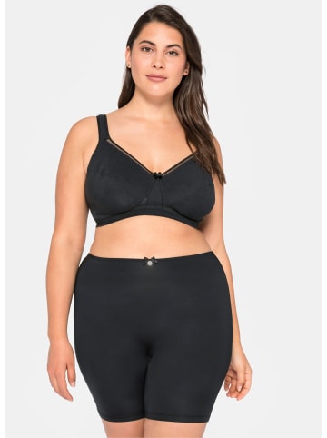 sheego High-Waist-Slip in schwarz