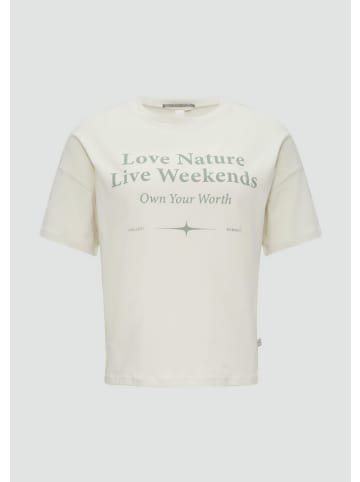 QS T-Shirt in 05D0_ecru