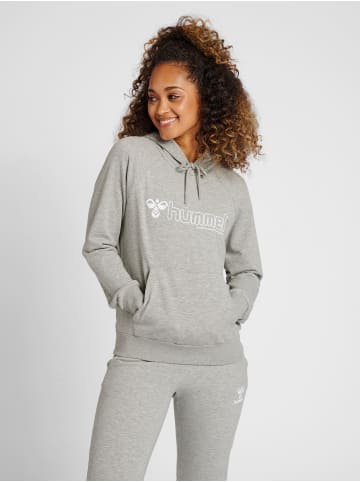 Hummel Verstellbare Taille Kapuzenpullover Raglanärmel Hmlnoni Damen in GREY MELANGE