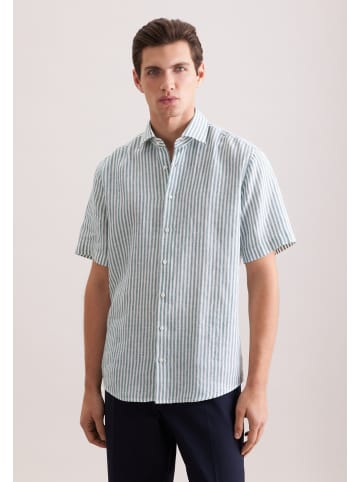 Seidensticker Leinenhemd Regular in Türkis