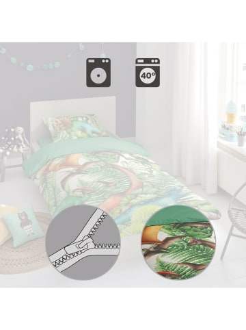 Good Morning Renforcé Wendebettwäsche in grün