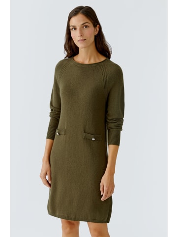Oui Strickkleid in khaki
