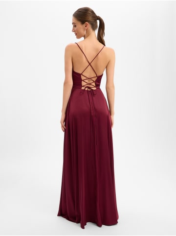 Marie Lund Abendkleid in bordeaux - 0002