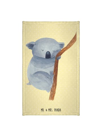 Mr. & Mrs. Panda Handtuch Koalabär ohne Spruch in Gelb Pastell