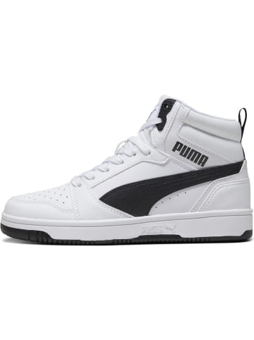 Puma Kinder Sneaker "Rebound V6 Mid Jr" in Weiß