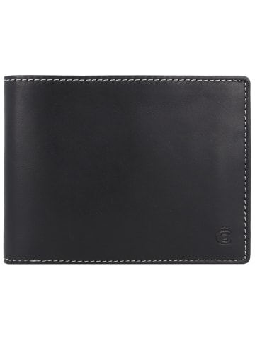 Esquire Dallas Geldbörse RFID Schutz Leder 13.5 cm in schwarz