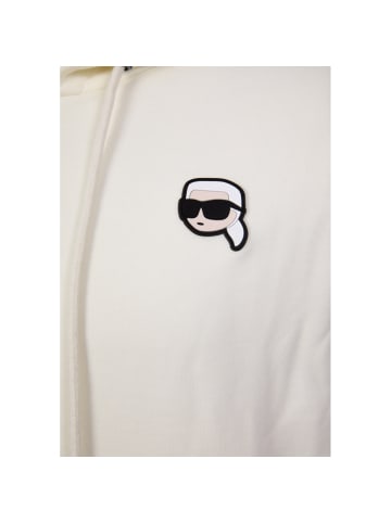 Karl Lagerfeld Kapuzenpullover 705711 in creme