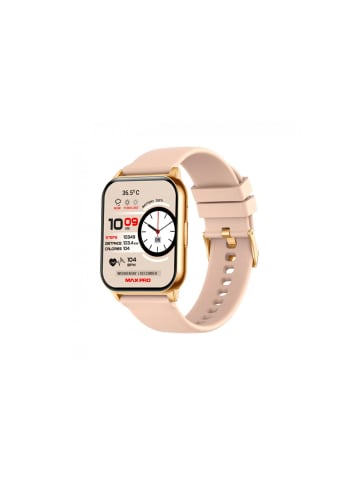 Maxcom ArsenPro TechPulse Pro 1.96" Smartwatch Gold in Gold