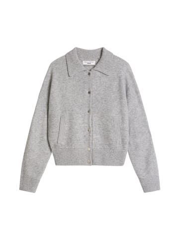 Marc O'Polo DENIM Cardigan im Blouson-Stil regular in Stone Melange