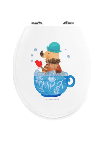 Mr. & Mrs. Panda WC Sitz Nachtfalter Schaumbad ohne Spruch in Weiß