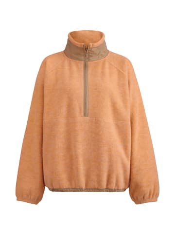 Hessnatur Fleece-Troyer in clementine